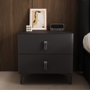 狄普床头柜2024新款轻奢高级感现代简约边柜设计师极简卧室储物柜