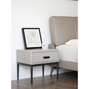 犀牛造物 床头柜现代简约轻奢卧室收纳储物柜床边设计师北欧ins