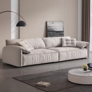 baxter大象耳朵沙发客厅简约现代小户型布艺奶油风直排意式新款