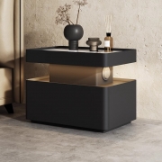 扬感整装蓝牙智能床头柜轻奢高级感现代简约极简诧寂卧室床边柜