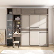 推拉门衣柜家用卧室小户型现代简约衣橱组合北欧双门成人收纳柜