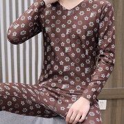 保暖内衣男士秋冬季2024年新款无痕大码德绒防寒男款秋衣秋裤套装