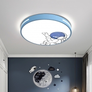 卧室LED吸顶灯简约现代儿童房餐厅房间书房阳台圆形大气遥控灯具
