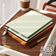 新款加厚B5大号笔记本本子荔枝纹软皮面记事本