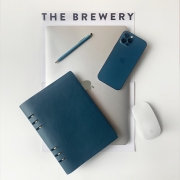 画冠文具真皮工作本定制高档笔记本