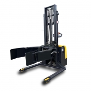 新款方型圆型电动抱夹翻转机全自动夹抱升降叉车电瓶堆高装卸搬运