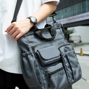 多功能男士单肩包大容量斜挎包潮流休闲手提包商务公文包背包男包