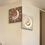 新款双面转角挂钟简约高级钟